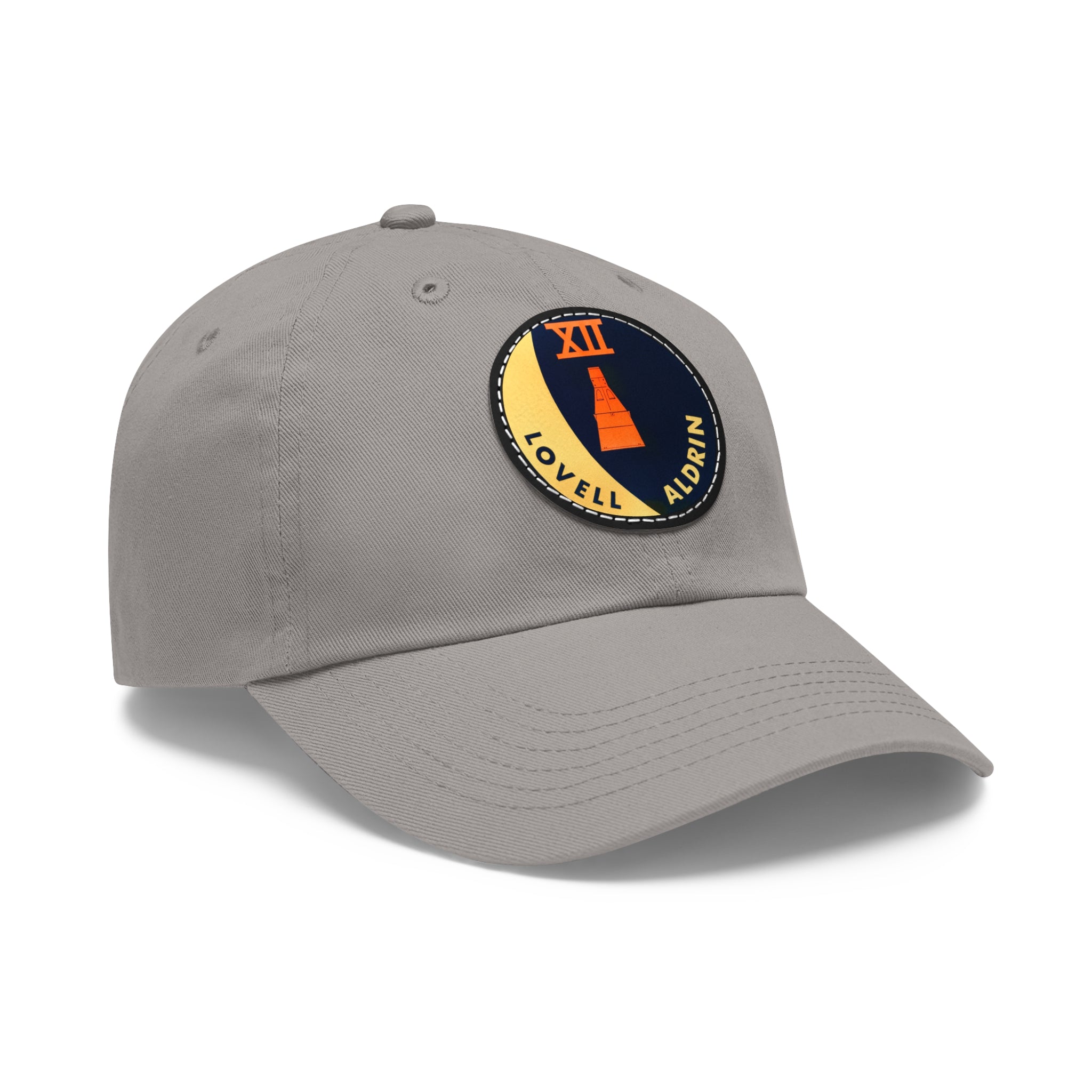 NASA Gemini 12 - Flight Patch - Dad Hat with Leather Patch (Round)