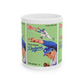 1966 Vintage Los Angeles Dodgers Program Cover - Ceramic Mug, 11oz
