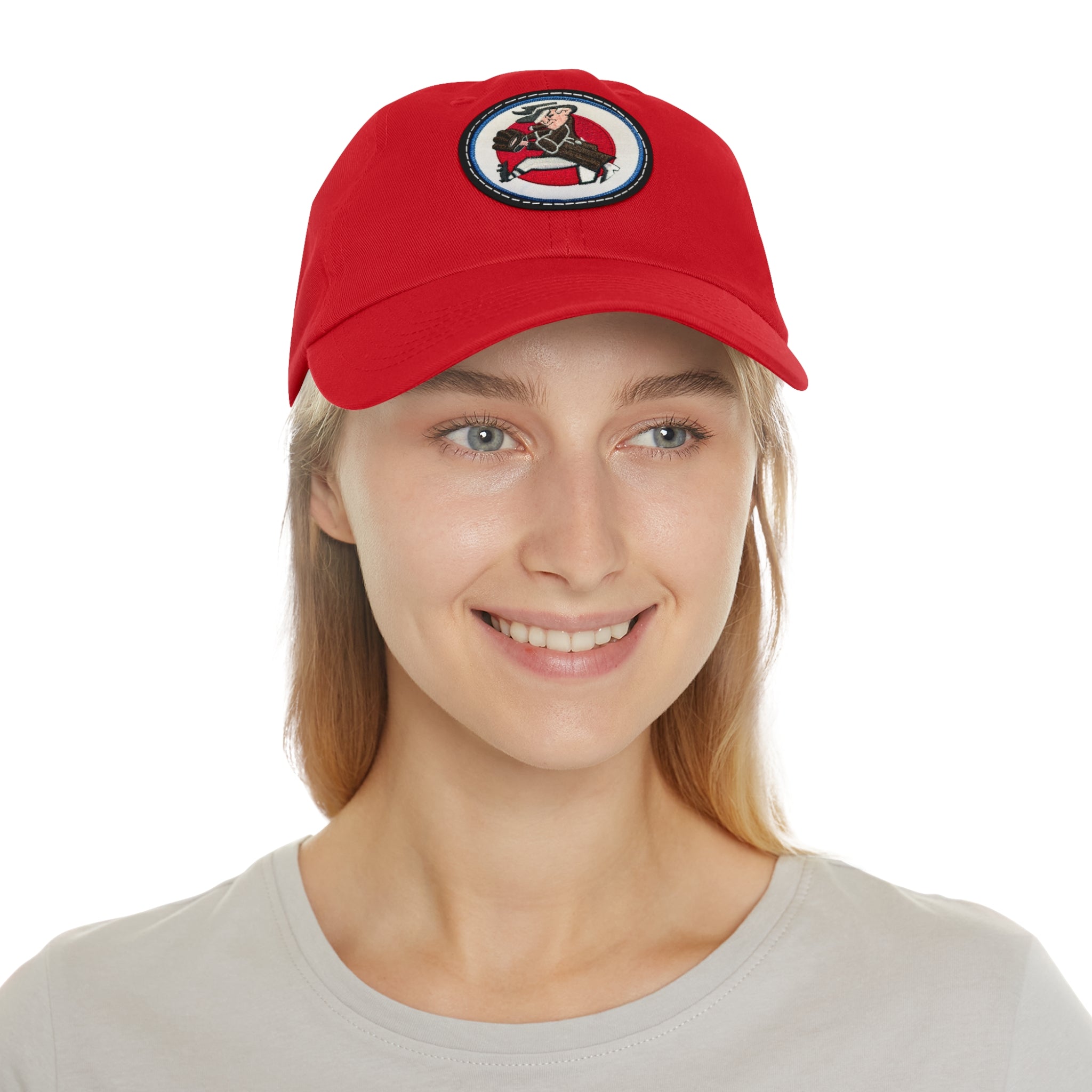 1960 Washington Senators Baseball Dad Hat with Round Leather Patch