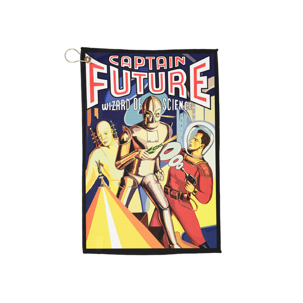 Captain Future Comics Golf Towel Retro Sci Fi Comic Strip