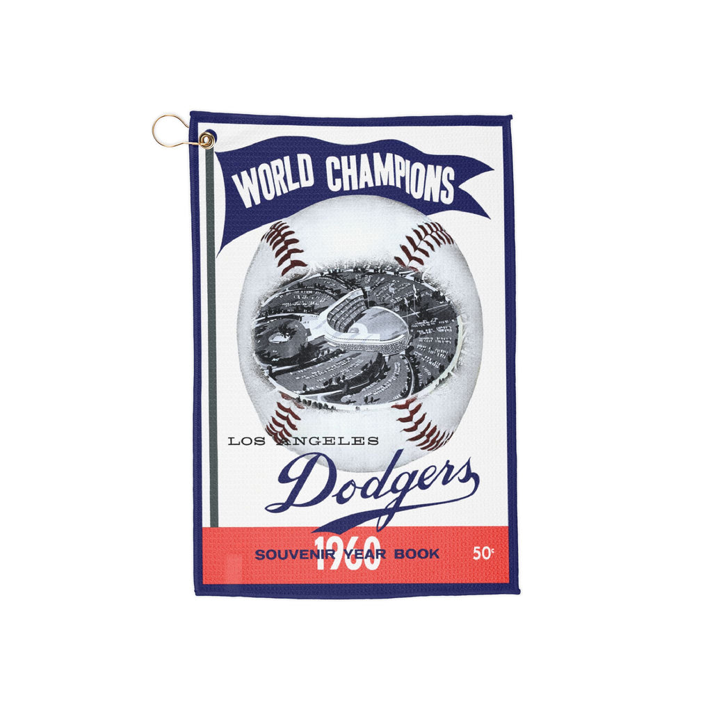 1960 Los Angeles Dodgers 'World Champions' Golf Towel – Vintage Baseball Design