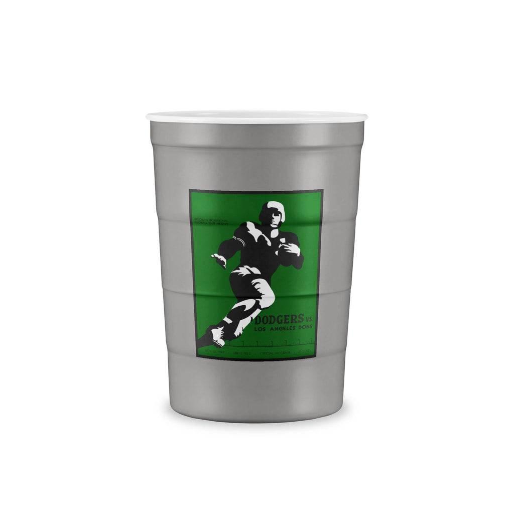 1947 Football Los Angeles Dons - Brooklyn Dodgers Football - Recyclable Steel Cup