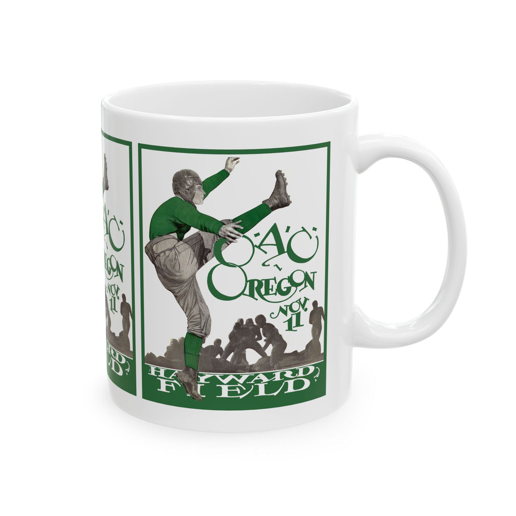 1927 Vintage Oregon State Beavers- University of Oregon Ducks Football Program Cover - Ceramic Mug, 11oz