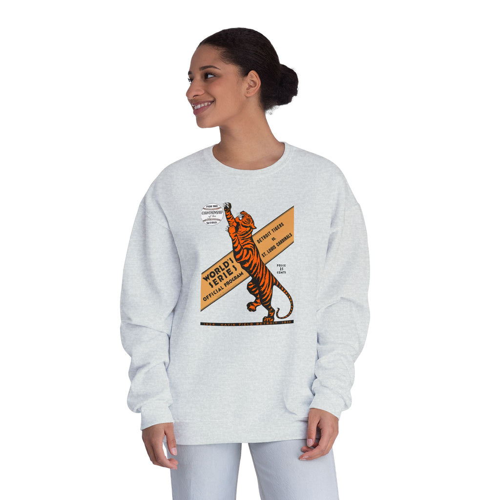 1934 Vintage Cardinals - Tigers Baseball World Series -  NuBlend® Crewneck Sweatshirt