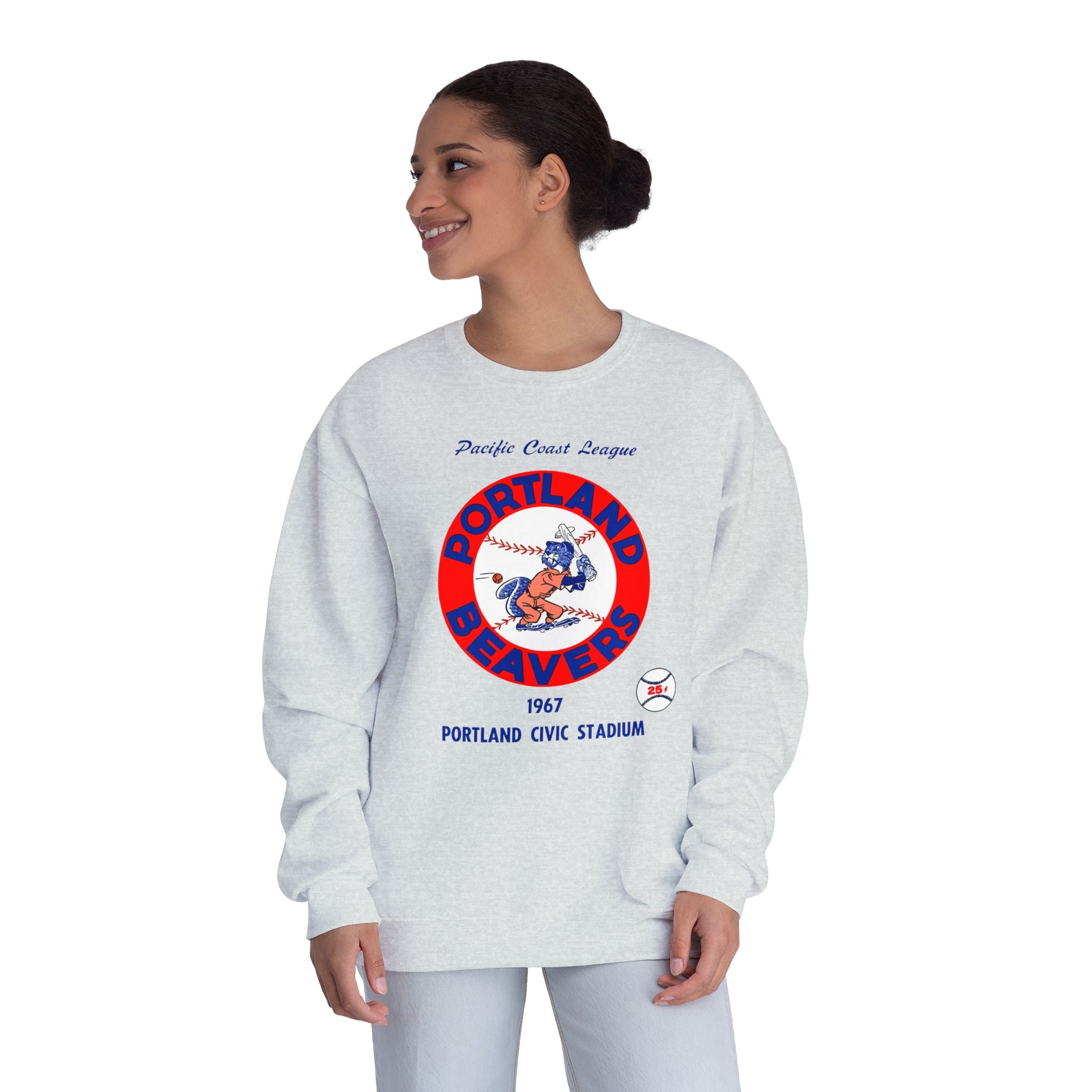 1967 Vintage Portland Beavers - Pacific Coast League Baseball - Unisex NuBlend® Crewneck Sweatshirt