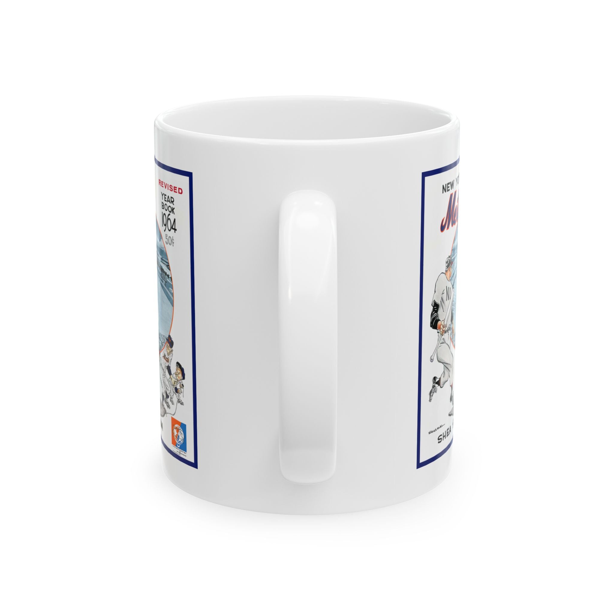 Vintage 1964 Baseball New York Mets Ceramic Mug, Sports Fan Gift, Baseball Memorabilia, Collector's Item, Coffee Cup