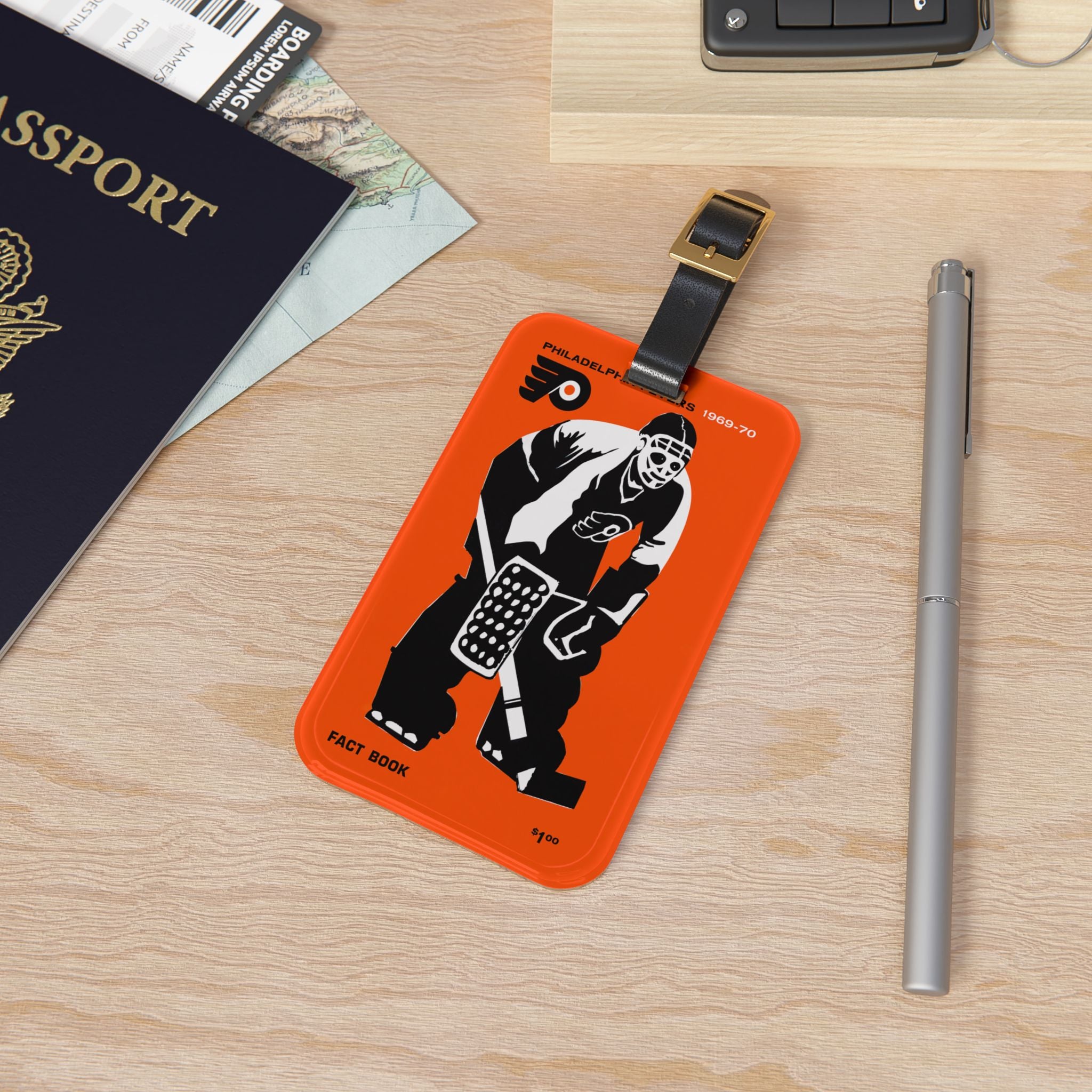 1969 -1970 Philadelphia Hockey Luggage Tag
