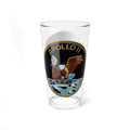 Mixing Glass, NASA Flight Patch - Apollo 11, Astronaut Space Gift, Moon Landing, Space Shuttle, Barware Decor, Kitchenware