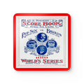 Baseball 1916 World Series Coaster Brooklyn Boston Memorabilia, Sports Coaster, Sports Fan Gift, Baseball Collectibles, Kitchen Decor