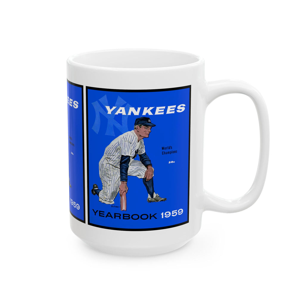 1959 Yankees Vintage Yearbook Ceramic Mug 11oz and 15oz
