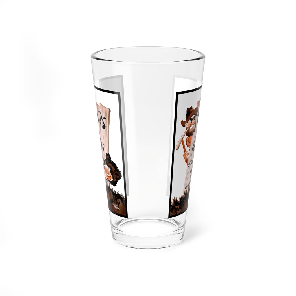 Mixing Glass, 16oz - 1951 Football Bears-49ers, Sports Fan Gift, Game Day Barware, Team Memorabilia, Drinking Glass, Bar Accessories