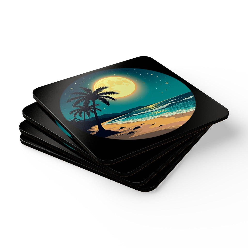 Moonlight Hawaii - Corkwood Coaster Set