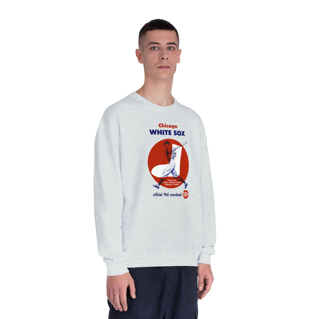 1961 Chicago White Sox Baseball Spring Training Program Cover - Unisex NuBlend® Crewneck Sweatshirt