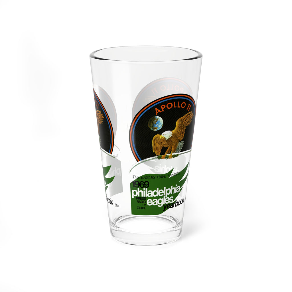 1969 Vintage Philadelphia Eagles Football Yearbook Cover -  Pint Glass, 16oz