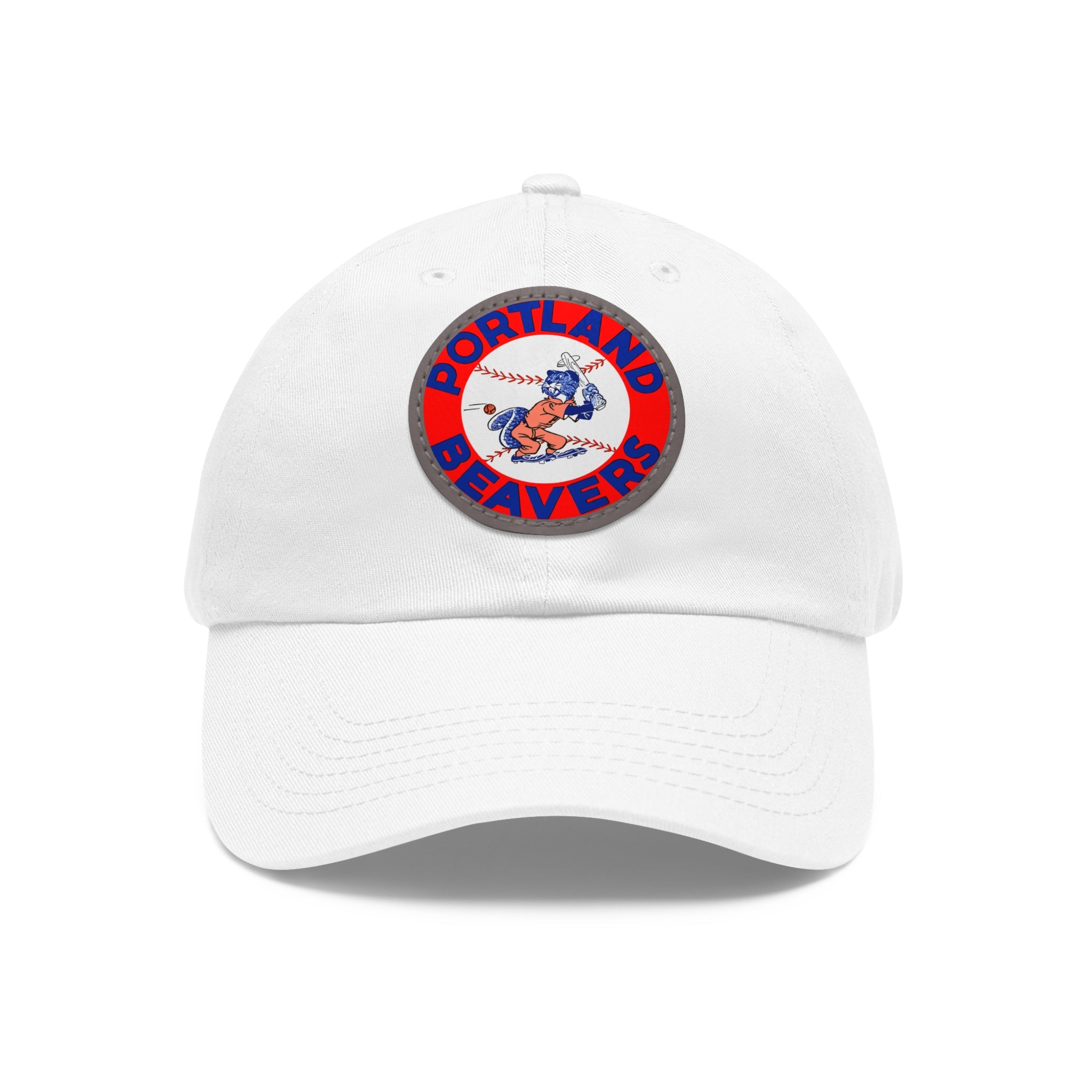 1967 Vintage Portland Beavers - Pacific Coast League Baseball - Dad Hat with Leather Patch (Round)