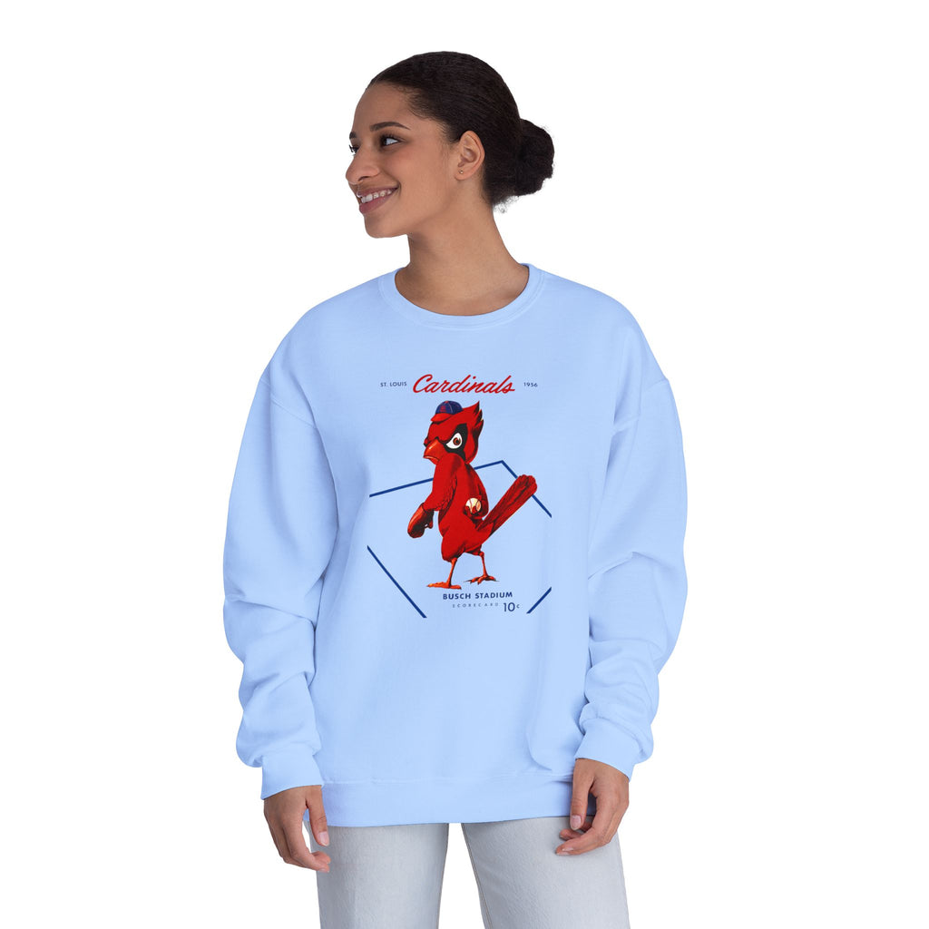 1956 Vintage Cardinals Baseball - Unisex NuBlend® Crewneck Sweatshirt