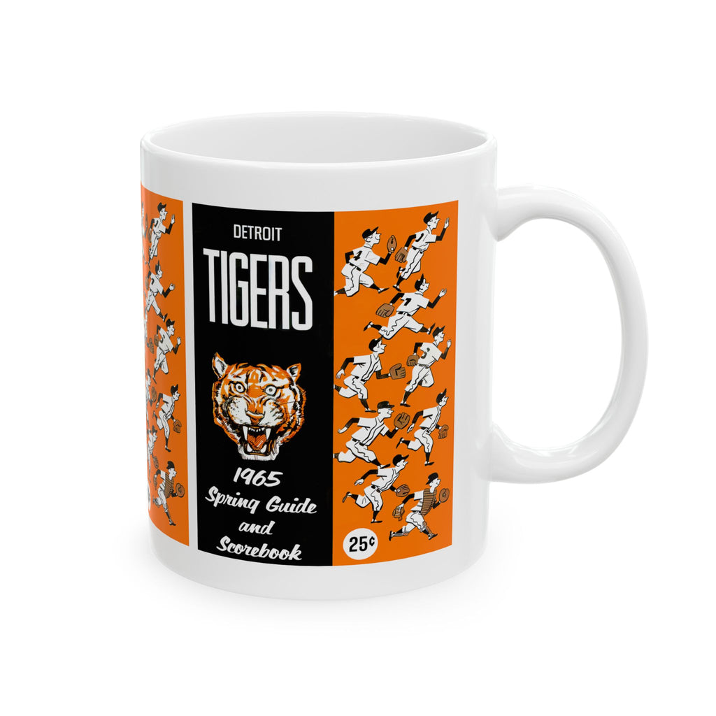 1965 Vintage Detroit Tigers Spring Training Guide Cover - Ceramic Mug, 11oz