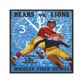 Vintage Football Bears - Lions Car Magnet, Bears vs Lions Sports Fan Gift, Retro 1940s Design, Football Team Rivalry, Tailgating