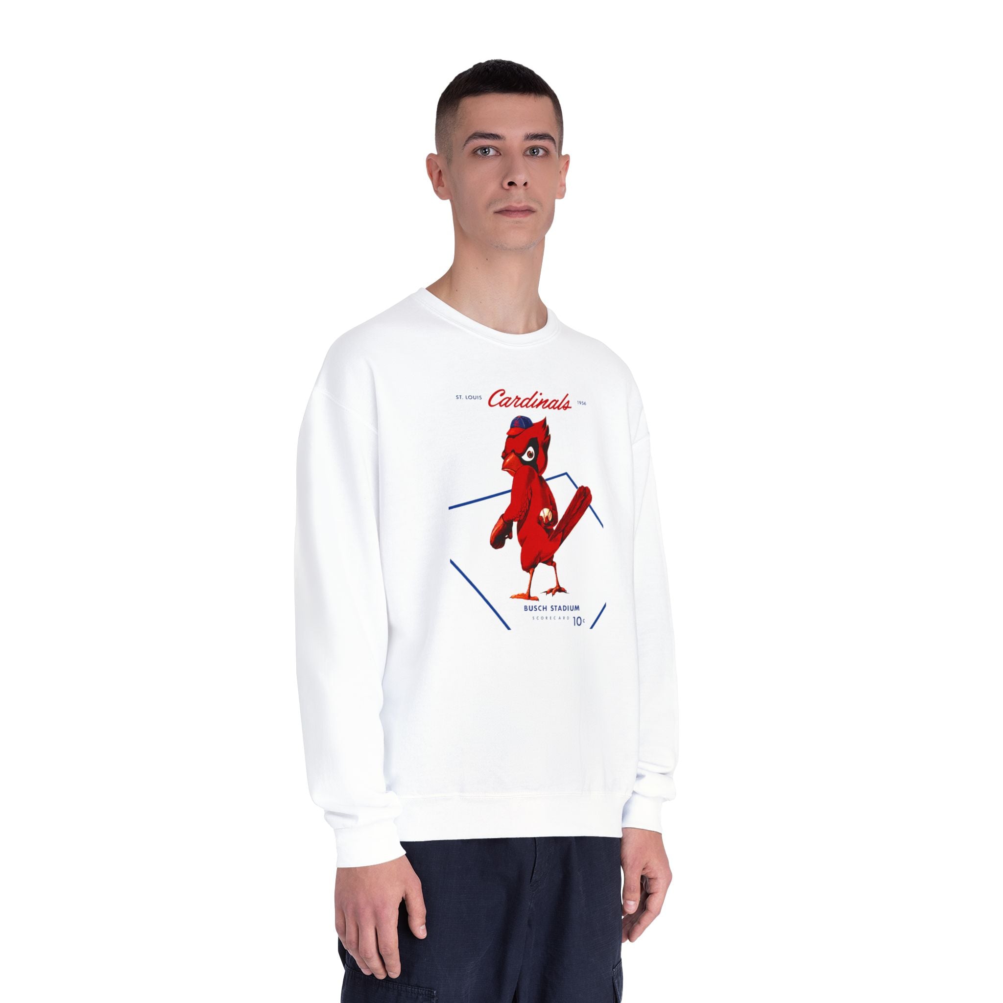 1956 Vintage Cardinals Baseball - Unisex NuBlend® Crewneck Sweatshirt