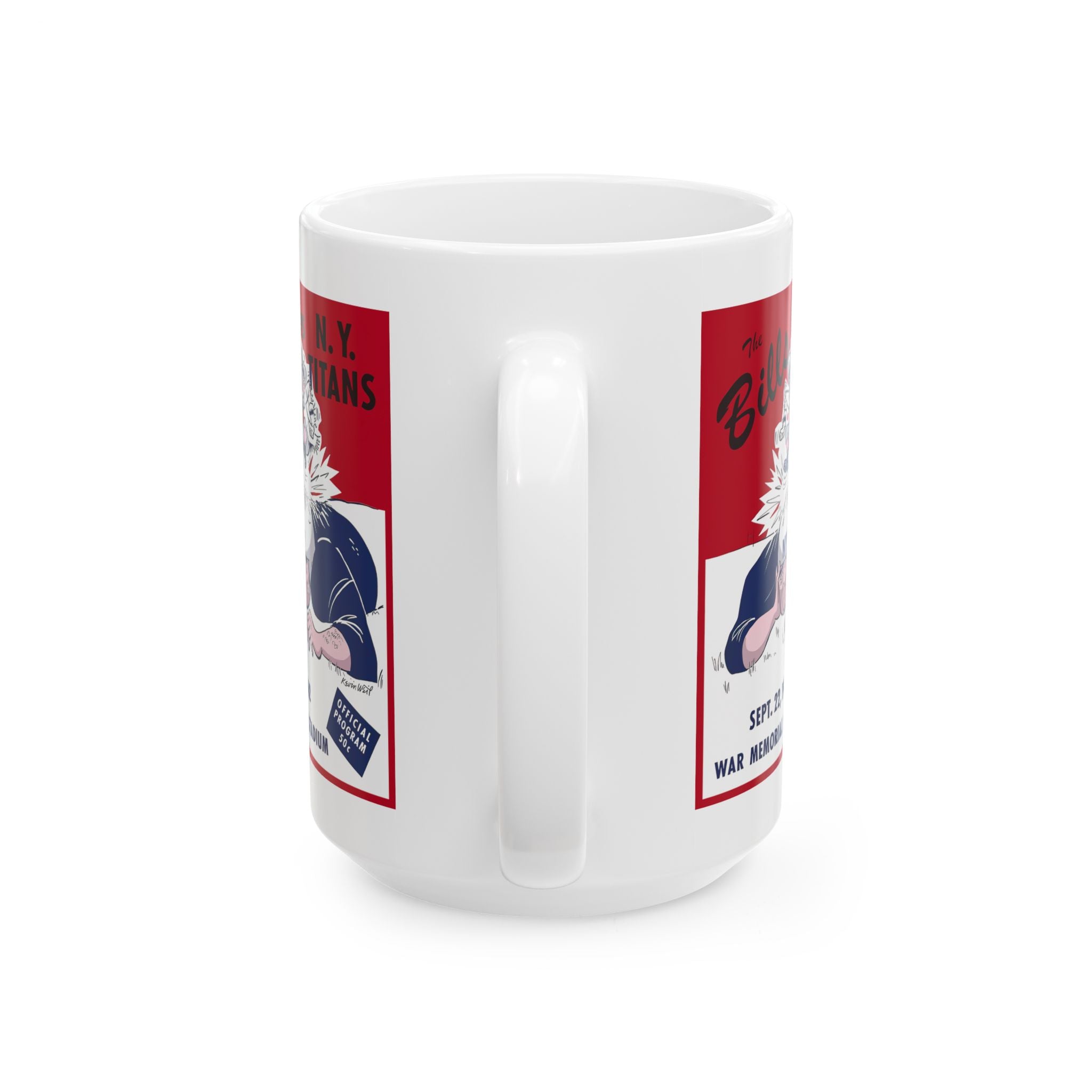 Football Buffalo Bills Mug, New York Titans Fan Gift, 1962 Sports Coffee Cup, Football Team Memorabilia, Sports Fan Merchandise