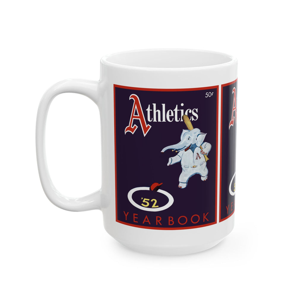 Vintage 1952 Baseball Philidelphia Athletics Yearbook Ceramic Mug, Sports Fan Gift, Baseball Collectible, Father's Day Present,  Memorabilia