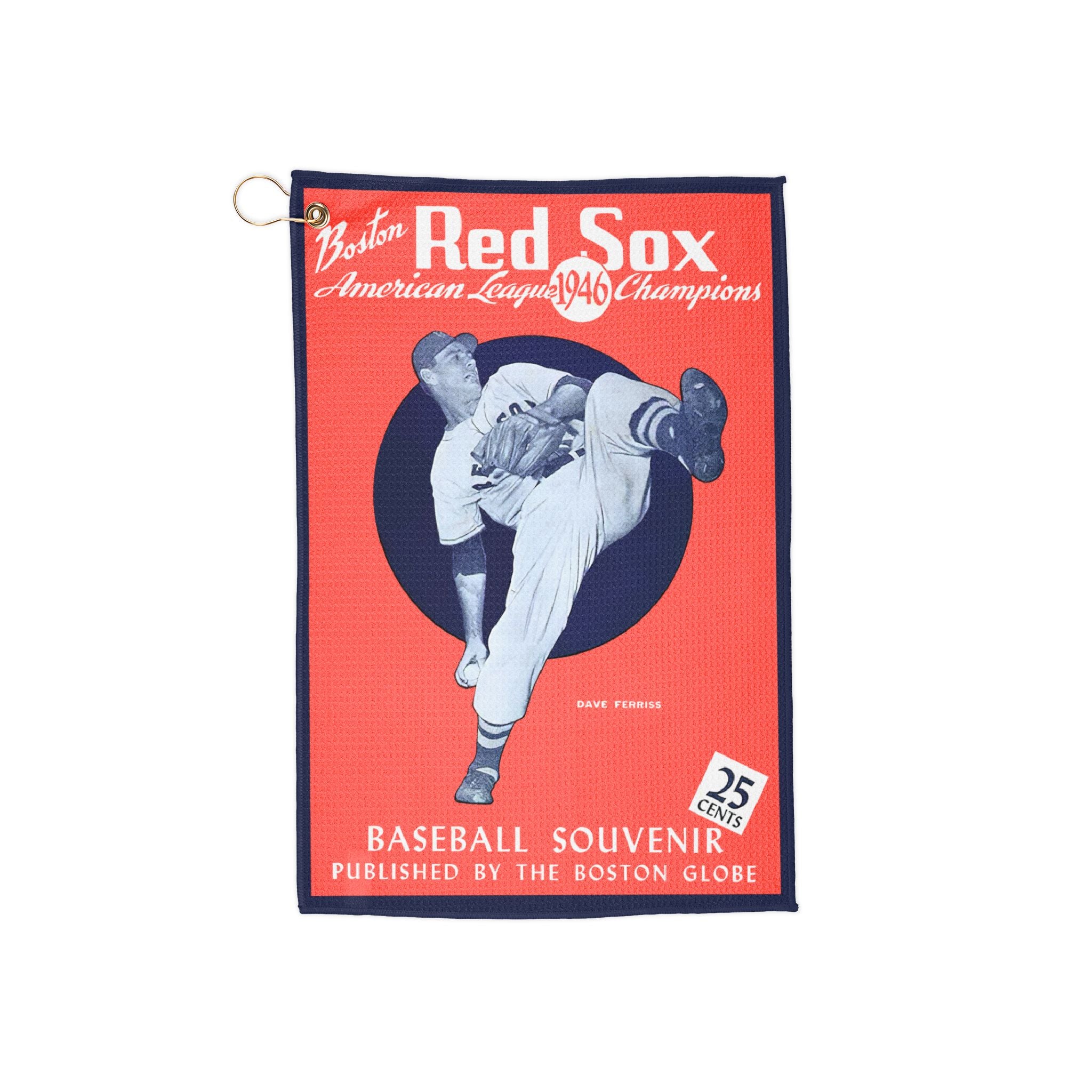 1946 Boston Red Sox Vintage Golf Towel — Baseball Towel with Grommet