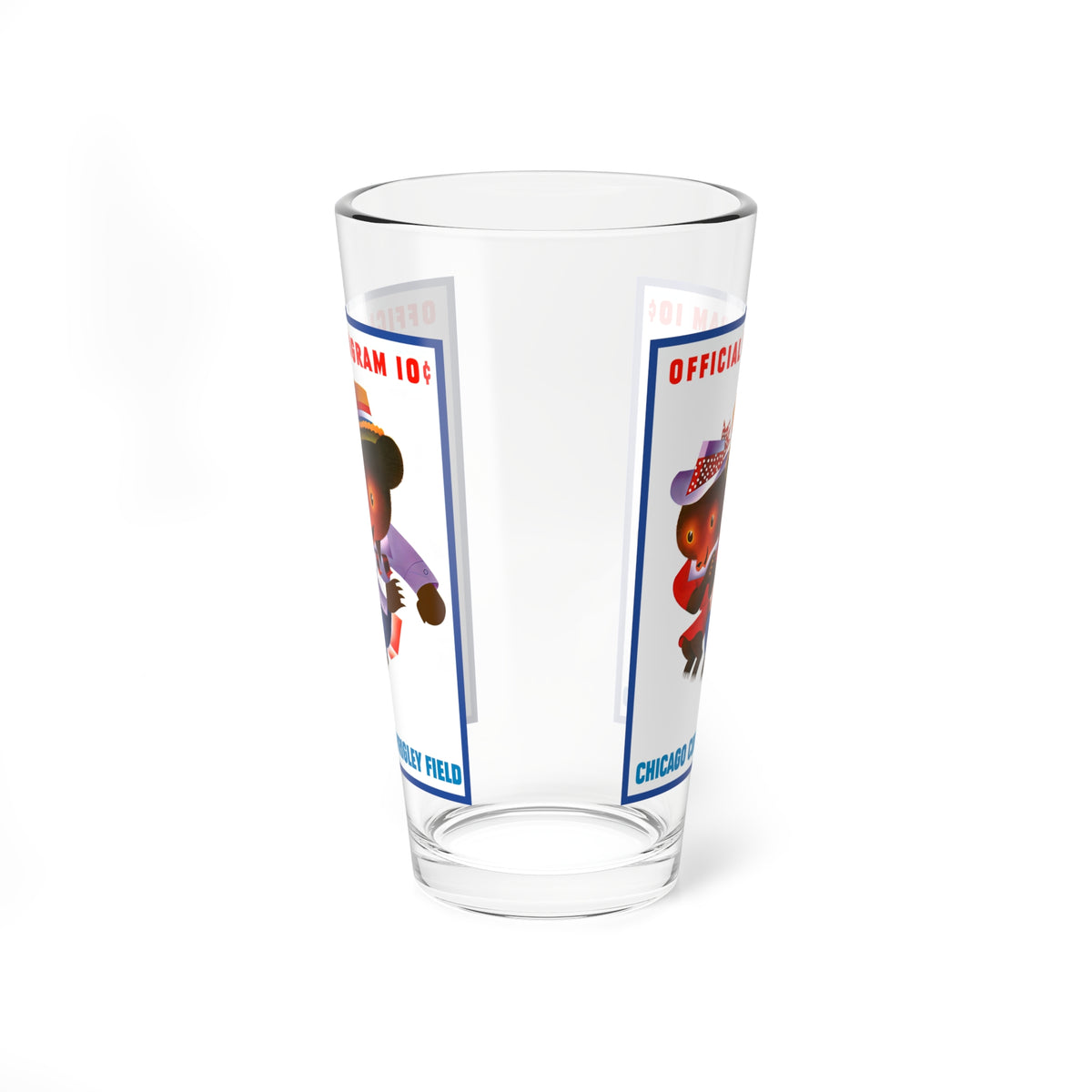 1961 Vintage Baseball Cubs Wrigley Field 16oz Mixing Glass