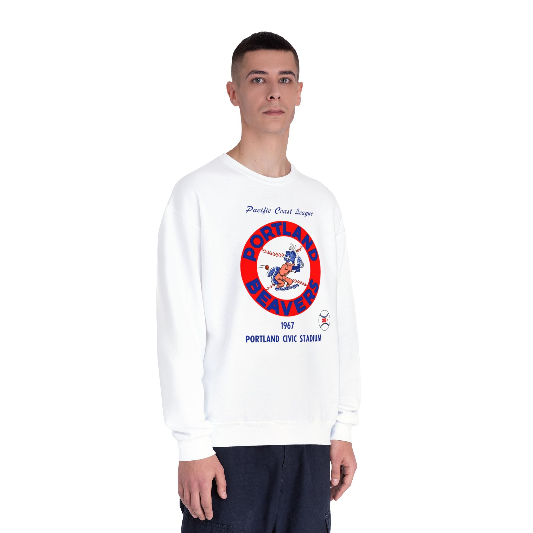 1967 Vintage Portland Beavers - Pacific Coast League Baseball - Unisex NuBlend® Crewneck Sweatshirt