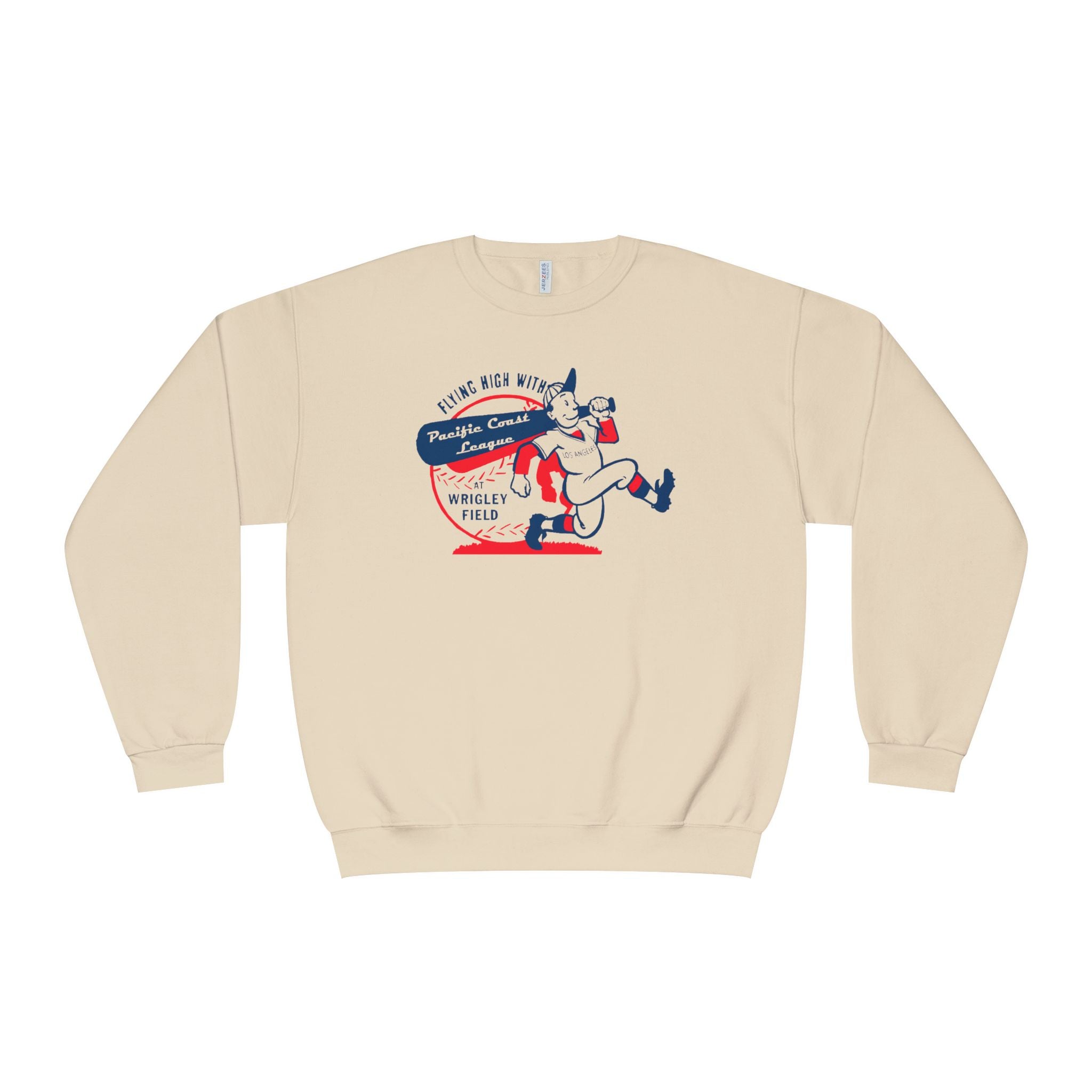 Vintage Pacific Coast League Los Angeles Wrigley Field Crewneck Sweatshirt
