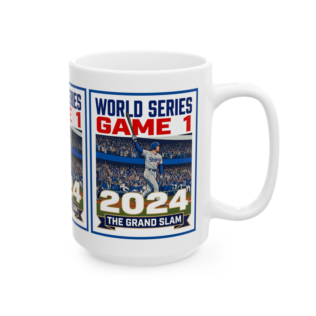 2024 World Series Game 1 - Ceramic Mug — 'The Grand Slam' Dodger Baseball Coffee Cup