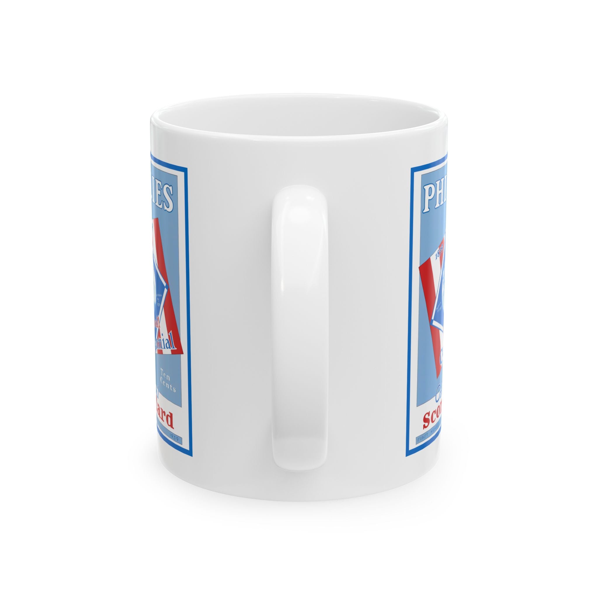 Ceramic Mug, 1939 Baseball Phillies, Sports Fan Gift, Vintage Baseball Mug, Baseball Lover Gift, Baseball Memorabilia, Sports Collectible