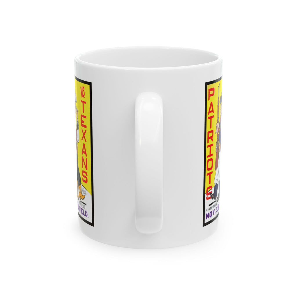 Mug - 1961 Boston Patriots Football Dallas Texans Ceramic Coffee Cup