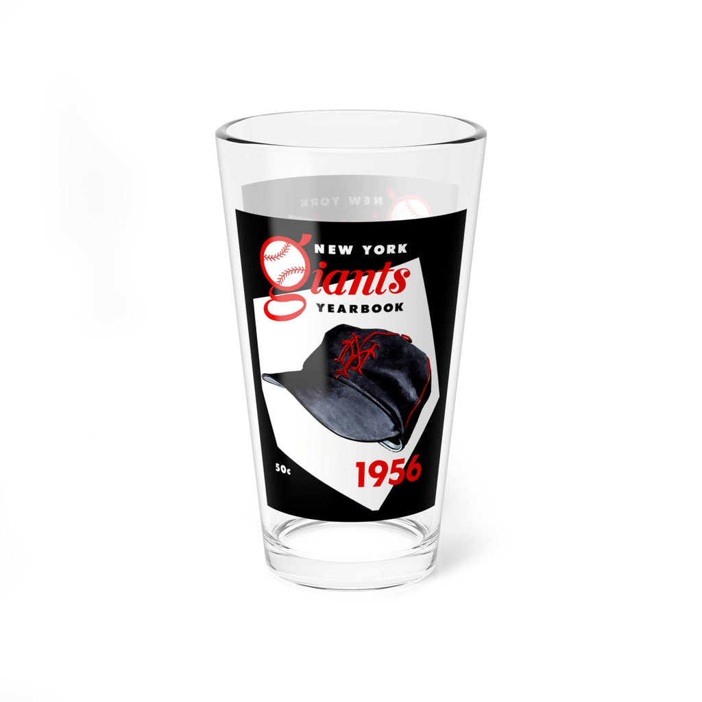 1956 New York Baseball Mixing Glass, 16oz | Vintage Sports Barware
