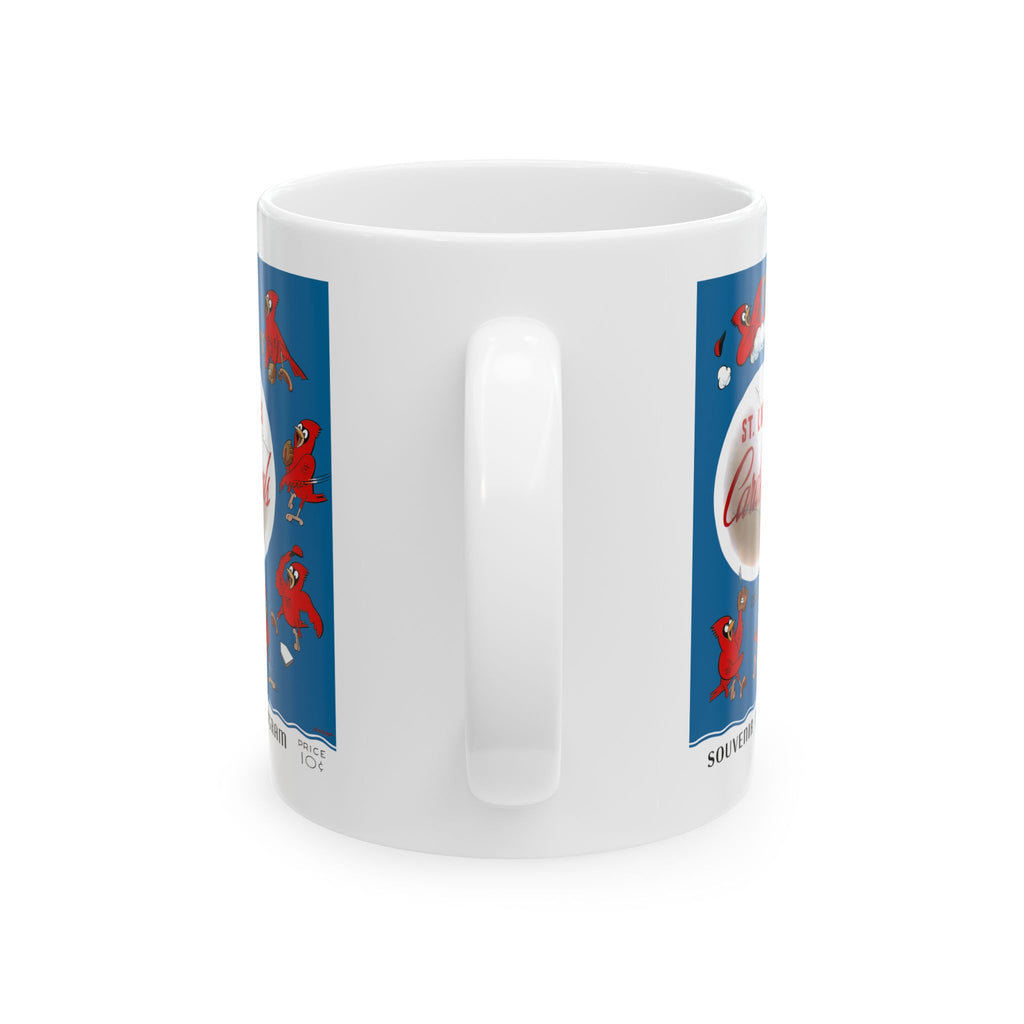 1952 Vintage St. Louis Cardinals Baseball Program Cover - Ceramic Mug, 11oz