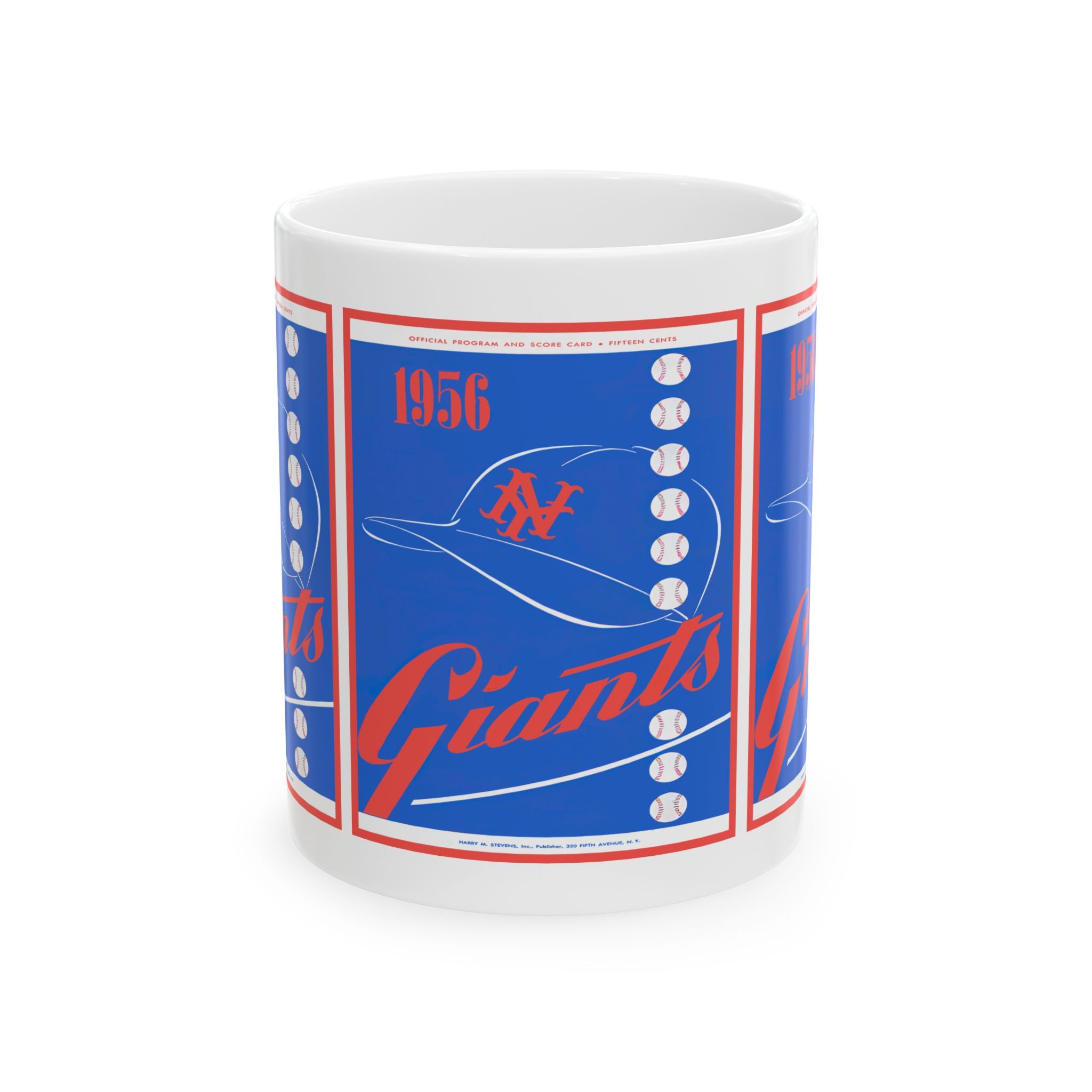 1956 New York Giants Baseball Ceramic Mug (11oz, 15oz)