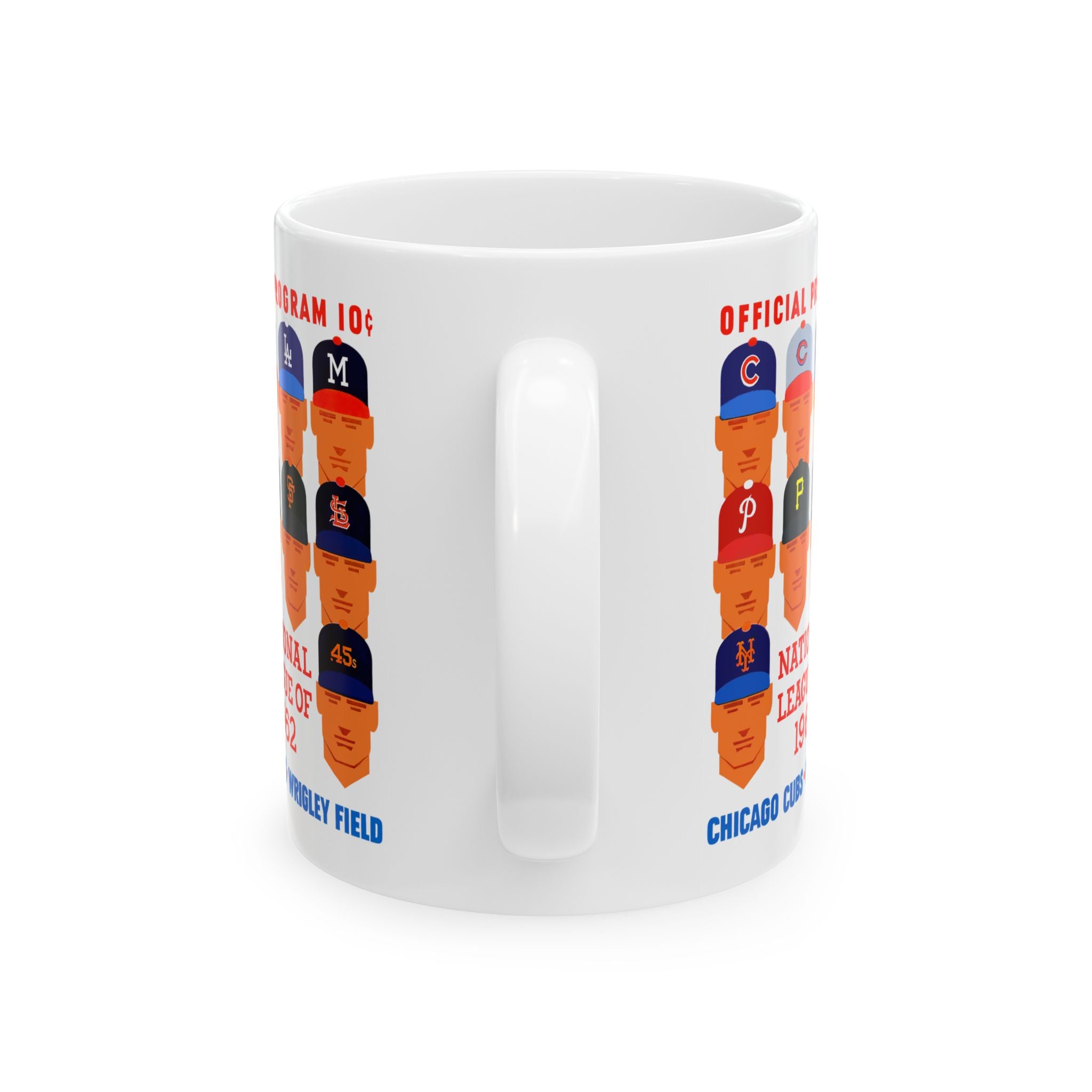 Ceramic Mug - 1962 Vintage Cubs Baseball Program - National League, Coffee Cup, Tea Mug, Sports Fan Gift, Baseball Memorabilia, Home Office