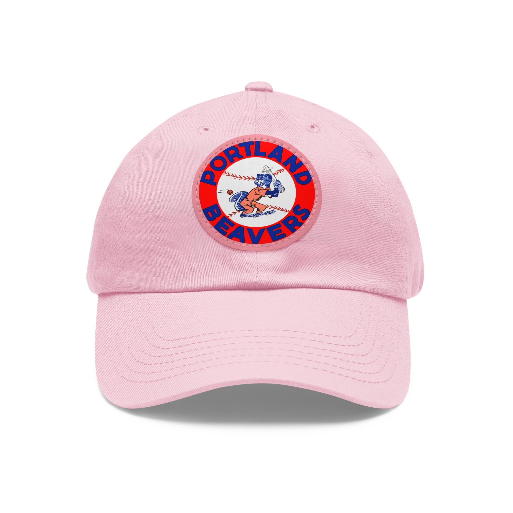 1967 Vintage Portland Beavers - Pacific Coast League Baseball - Dad Hat with Leather Patch (Round)