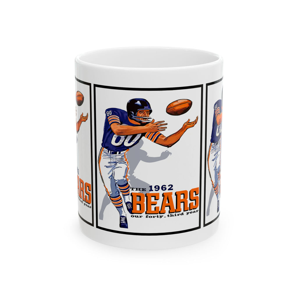 1962 Bears Vintage Football Yearbook Ceramic Mug (11oz & 15oz)