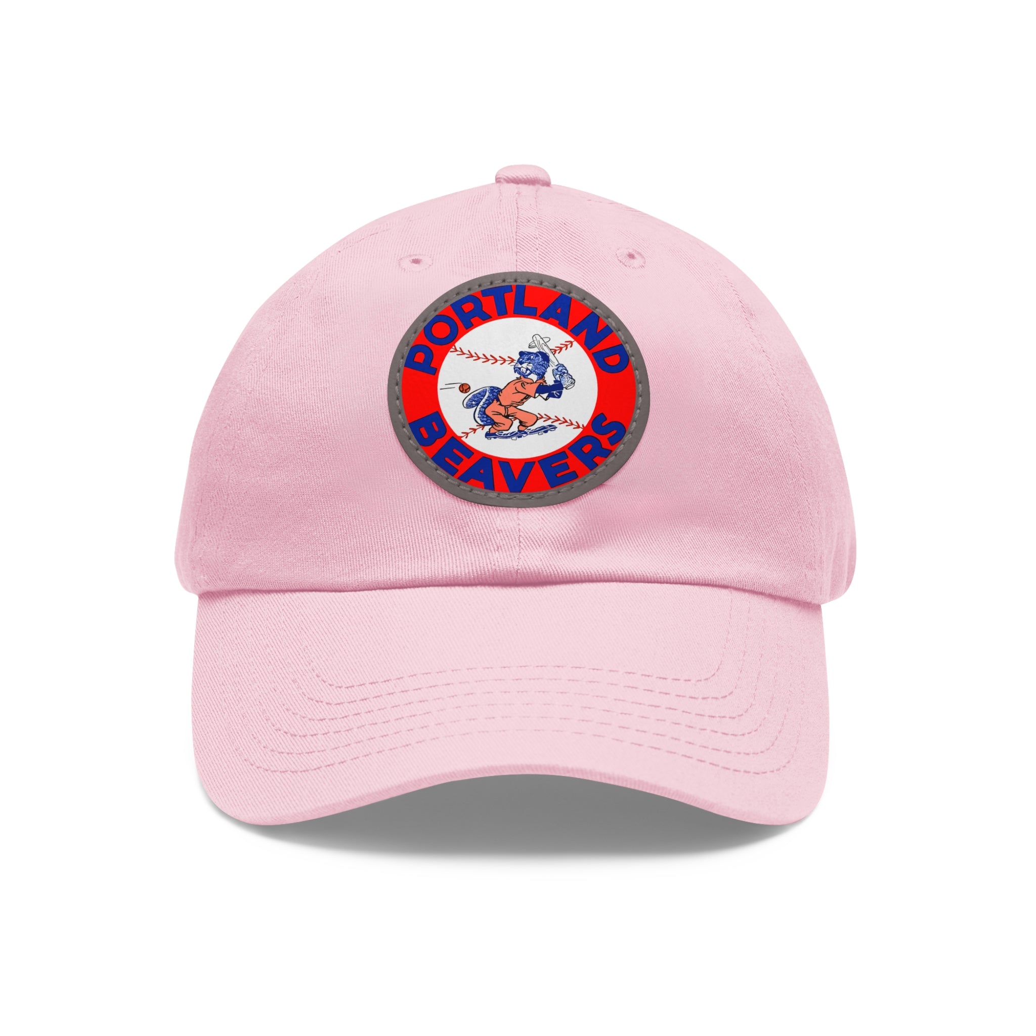 1967 Vintage Portland Beavers - Pacific Coast League Baseball - Dad Hat with Leather Patch (Round)