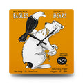 1961 Vintage Chicago Bears - Philadelphia Eagles Football Program Cover - Acrylic Wall Clock