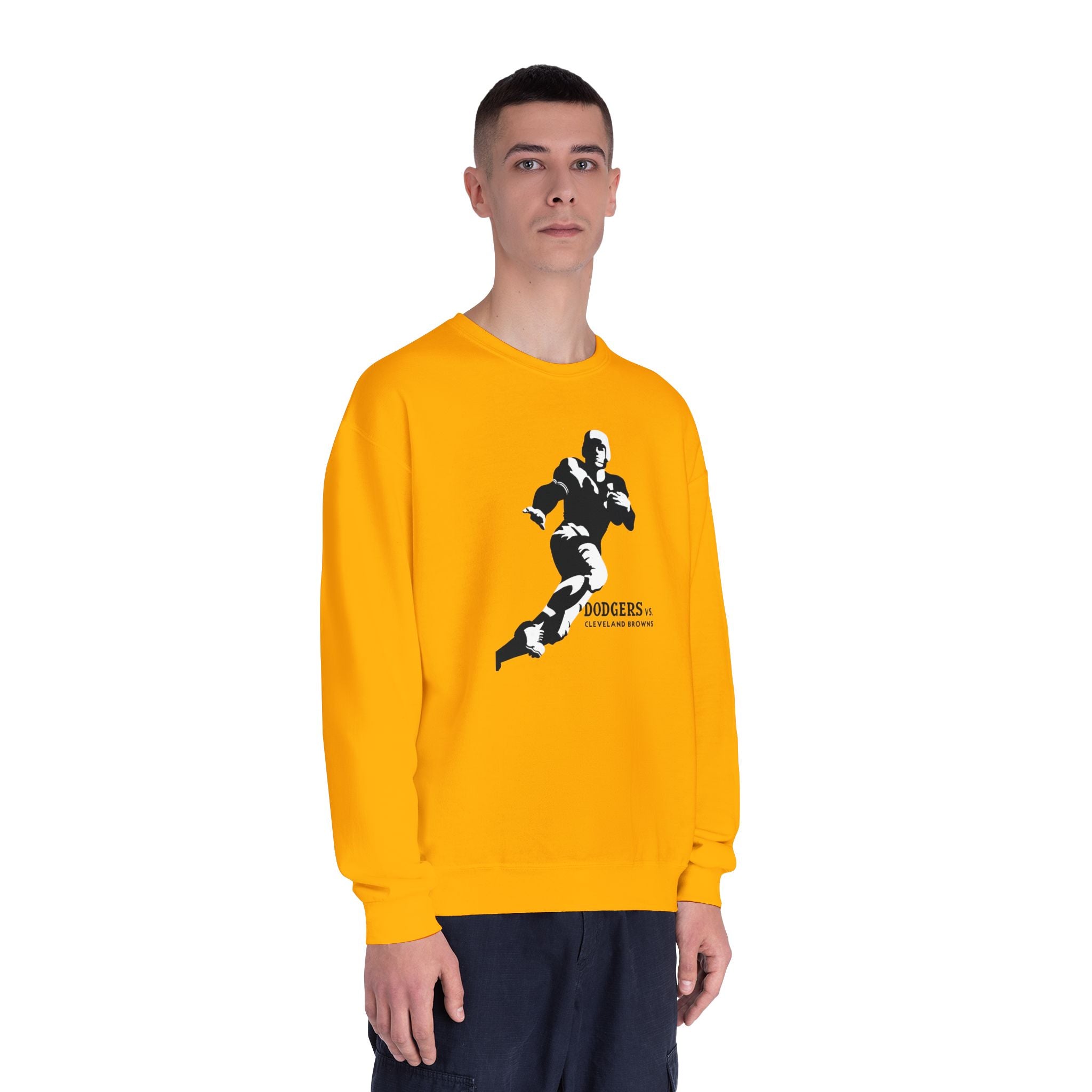 1947 Vintage Brooklyn Dodgers - Cleveland Browns Football  - NuBlend® Crewneck Sweatshirt