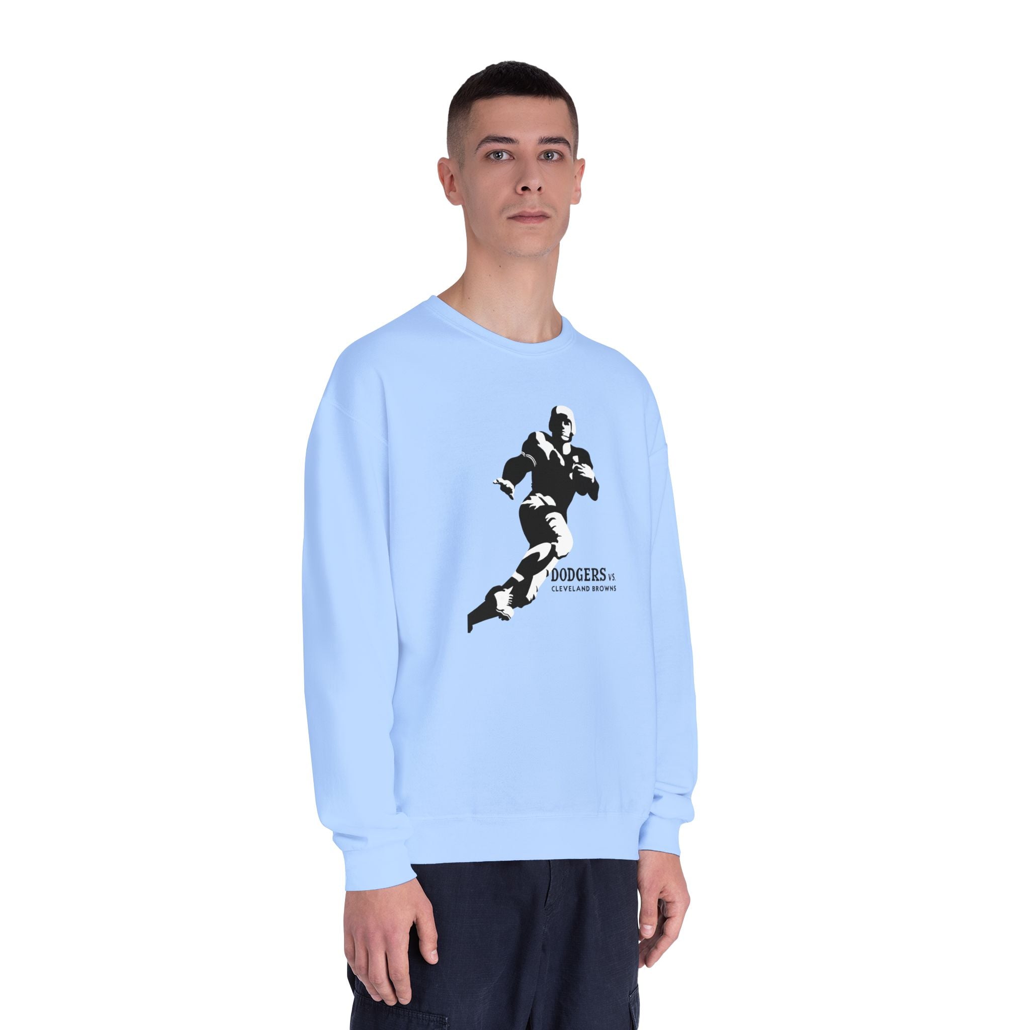 1947 Vintage Brooklyn Dodgers - Cleveland Browns Football  - NuBlend® Crewneck Sweatshirt