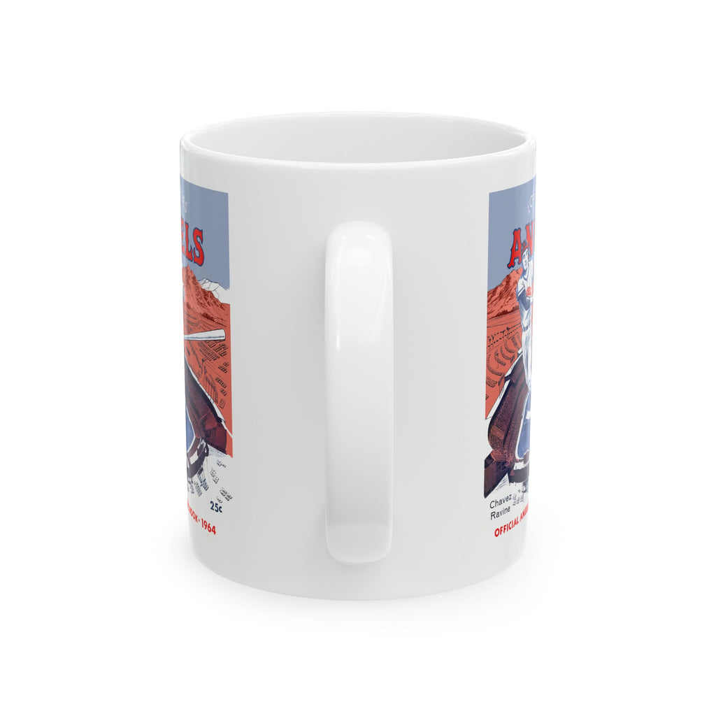1964 Vintage Los Angeles Angels Baseball Program Cover - Ceramic Mug, 11oz
