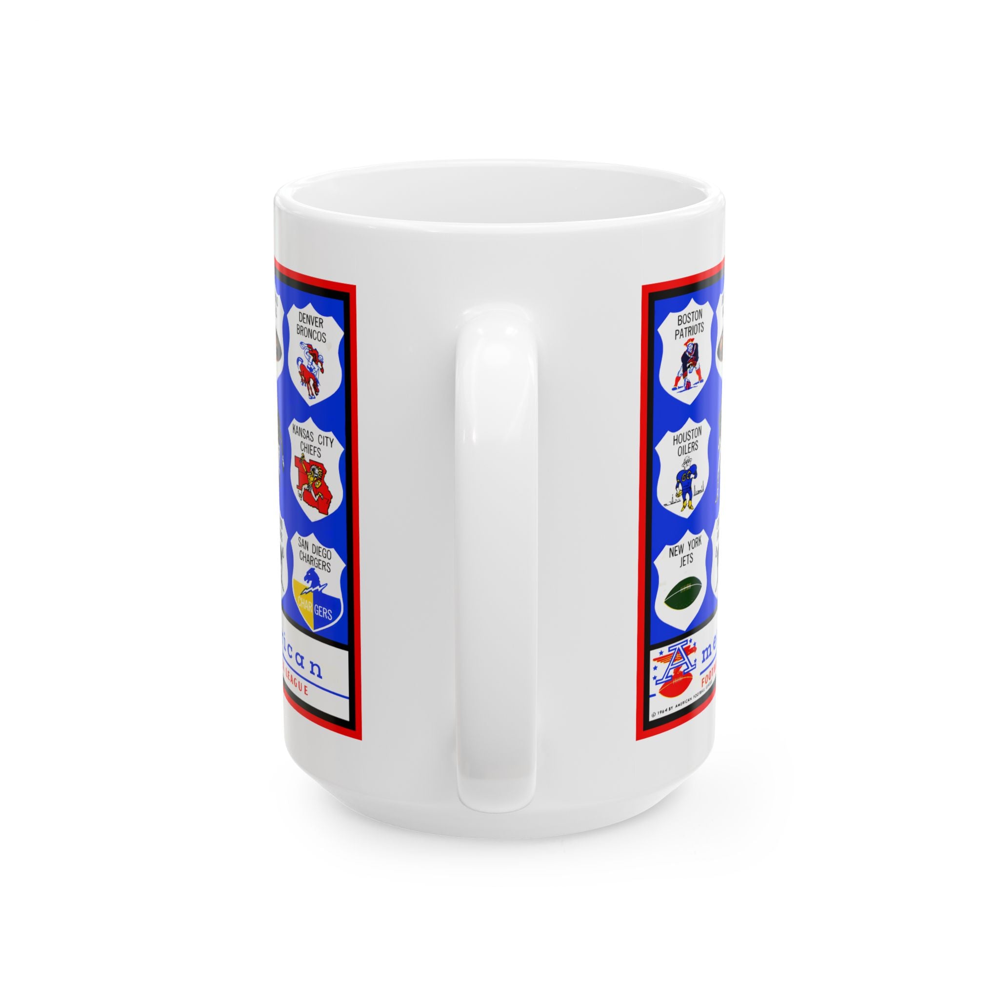 Vintage 1964 American Football League Ceramic Mug, Retro Sports Fan Cup, Gift for Football Enthusiast, Coffee Mug, Tea Cup, Sports