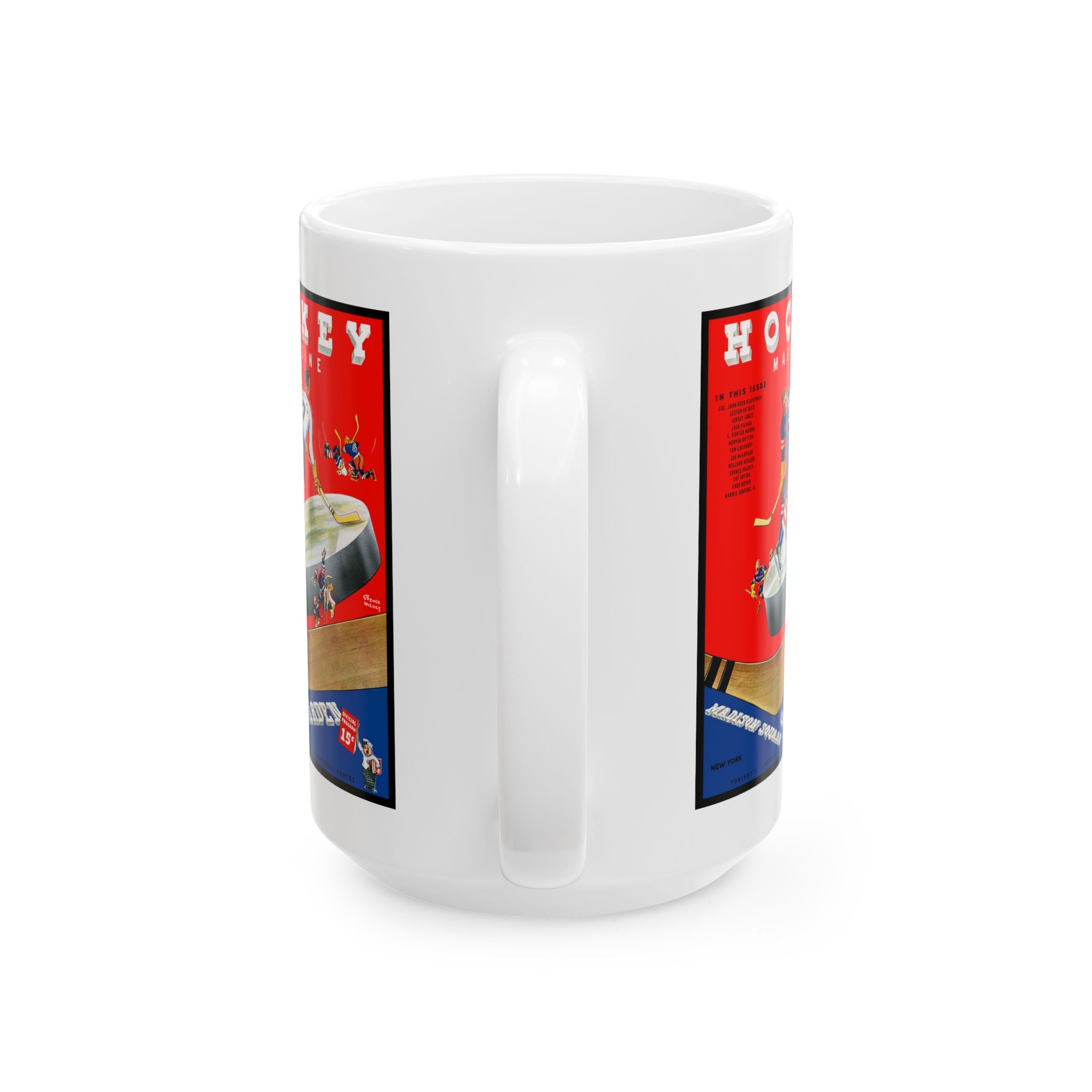 Ceramic Mug, 1938-1939 Hockey New York Americans, Hockey Fan Gift, Sports Memorabilia, Vintage Sports Mug, Hockey Collectible, Team Spirit