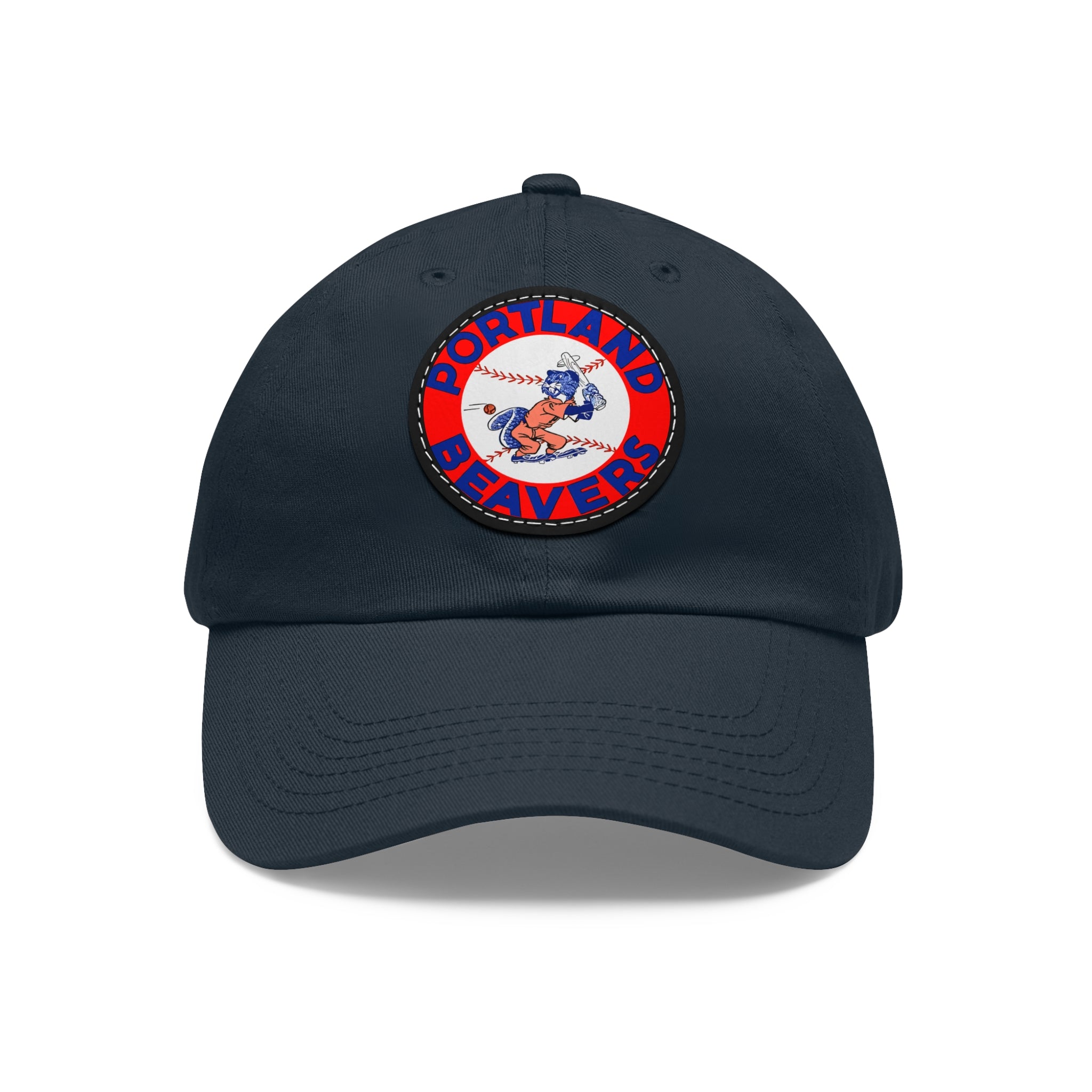 1967 Vintage Portland Beavers - Pacific Coast League Baseball - Dad Hat with Leather Patch (Round)