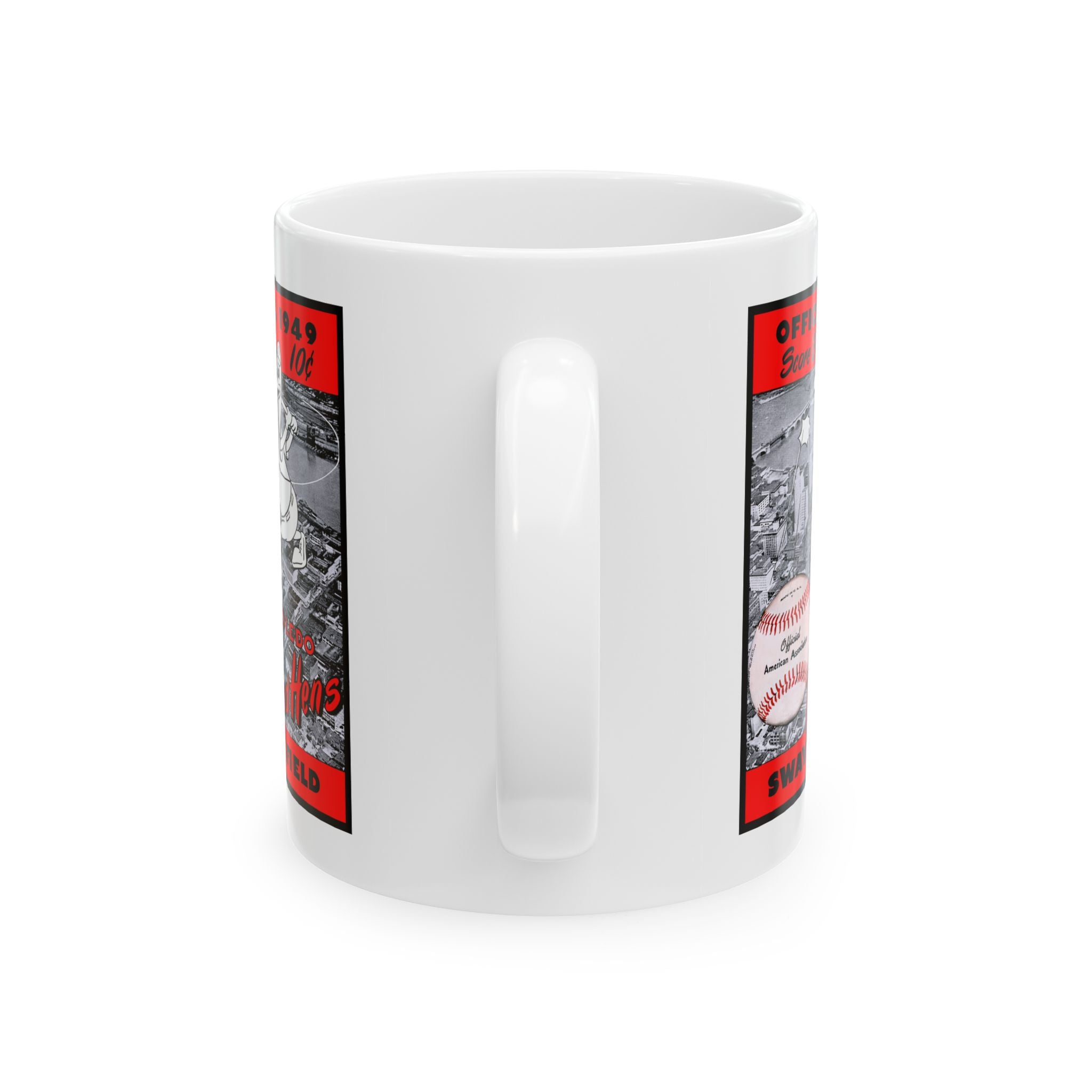 Toledo Mudhens 1949 Baseball Ceramic Mug (11oz, 15oz)