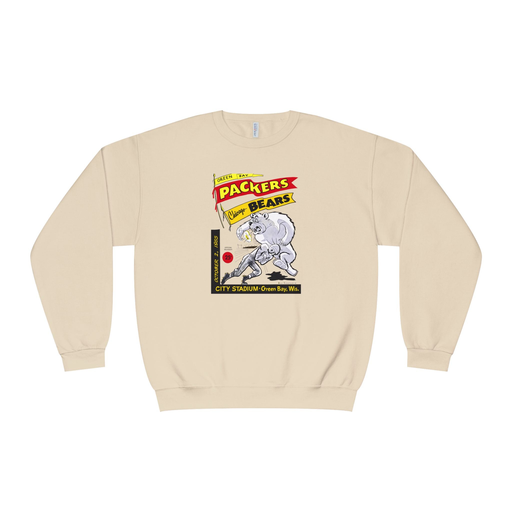 1955 Vintage Bears - Packers Football -  NuBlend® Crewneck Sweatshirt