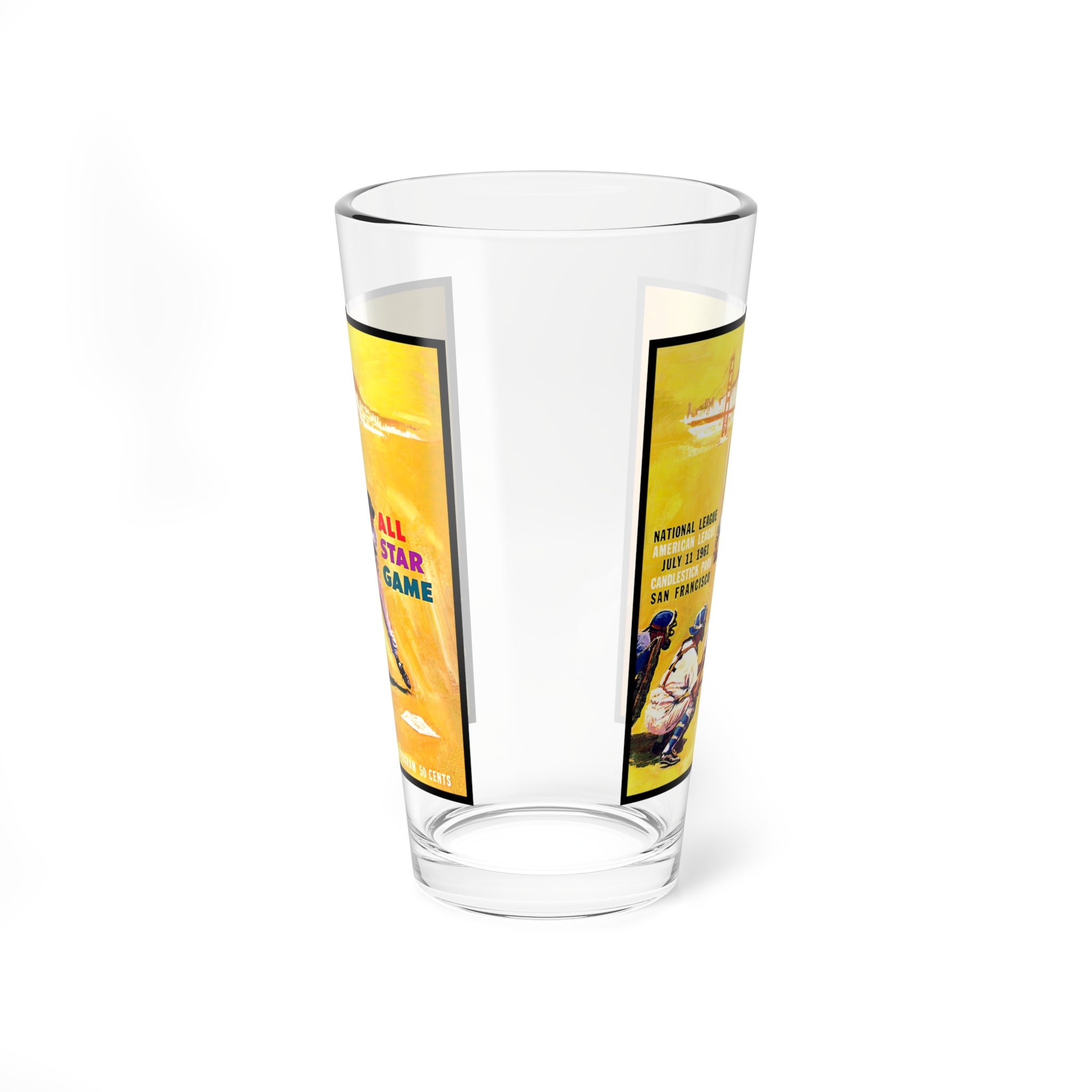 1961 Baseball All-Star Game San Francisco Mixing Glass — 16oz