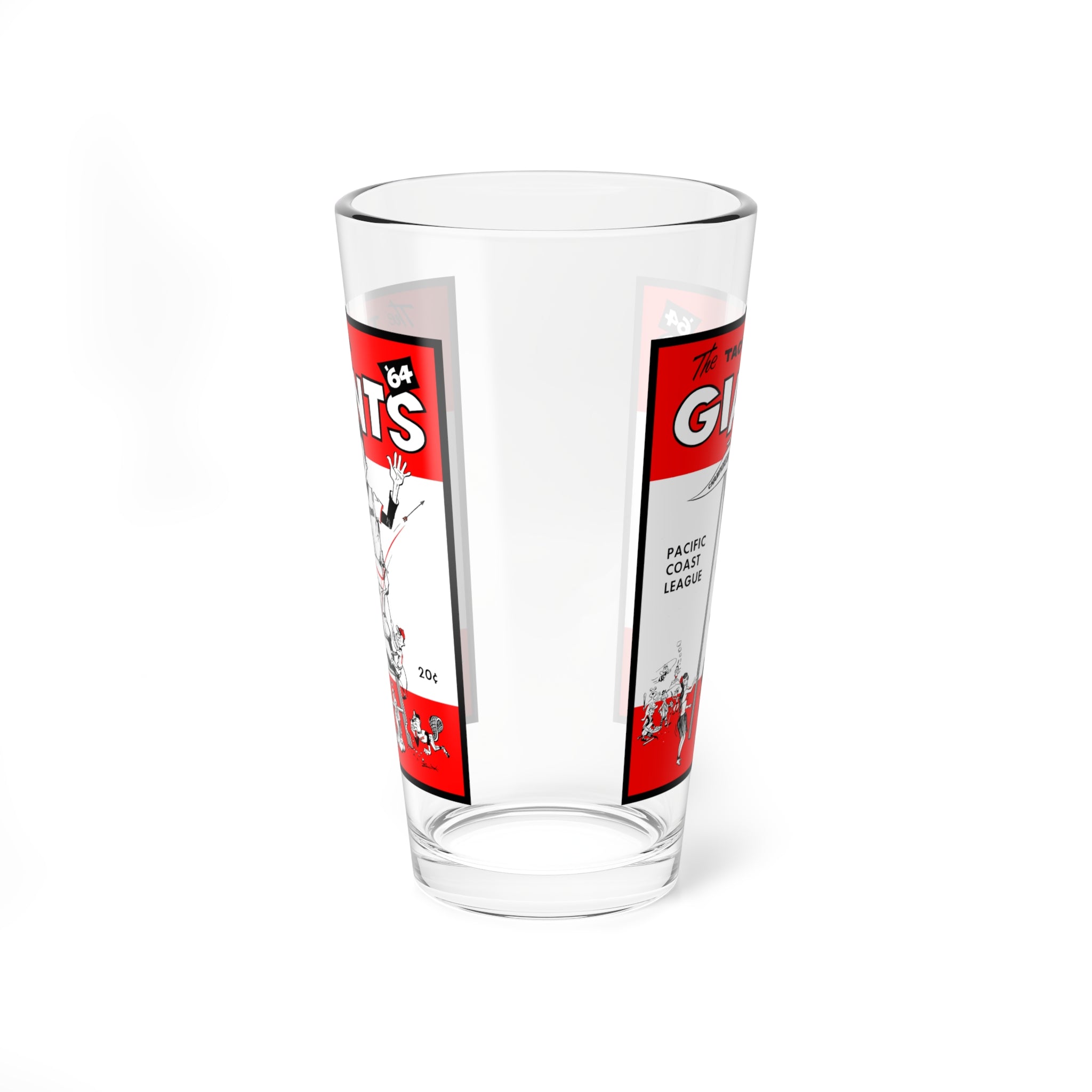 1964 Tacoma Giants Pacific Coast League Mixing Glass 16oz
